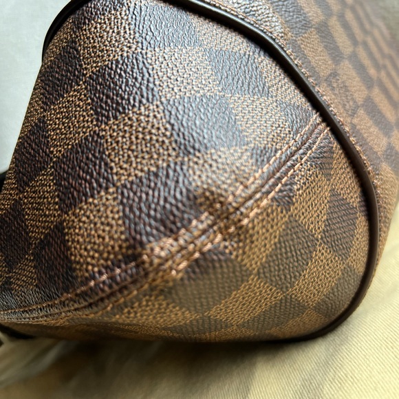 Louis Vuitton Sistina PM Damier Ebene Shoulder Bag second hand - Picture 12 of 14